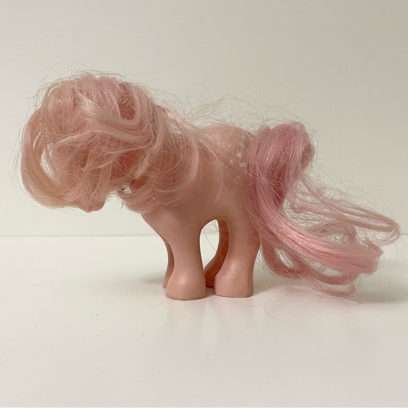 Vintage 1982 My Little Pony Cotton Candy Pink w/White Spots - Picture 6 of 14